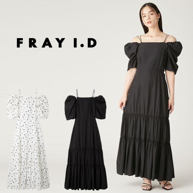 (予約) フレイアイディー FRAY I.D 3wayパフスリーブワンピース fwfo251091 (3月下旬以降入荷) レディース ドレス ロングワンピース オフショル 2025春の通販はロング・マキシ丈