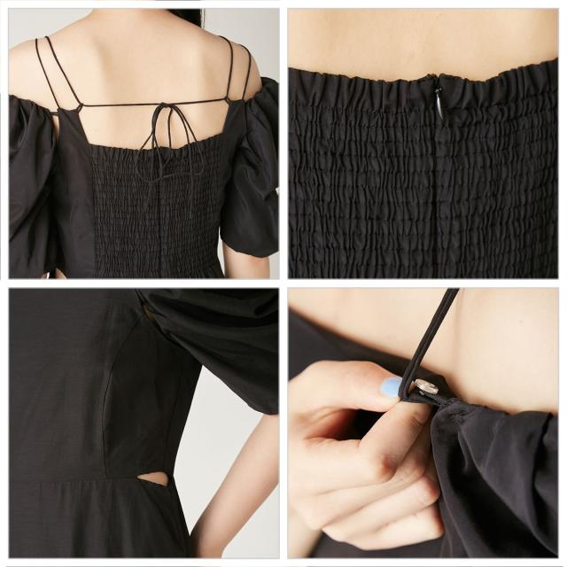 (予約) フレイアイディー FRAY I.D 3wayパフスリーブワンピース fwfo251091 (3月下旬以降入荷) レディース ドレス ロングワンピース オフショル 2025春の通販は