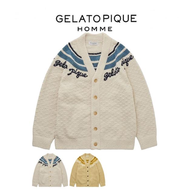 ジェラートピケ オム GELATO PIQUE HOMME パウダーラインロゴ