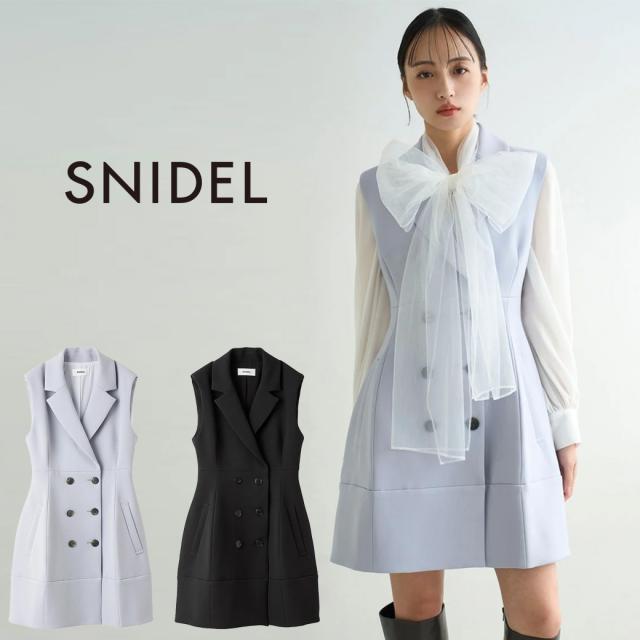 (予約) スナイデル SNIDEL コンストラクトミニワンピース swfo251128 (4月上旬以降入荷) レディース ミニ丈 ミニワンピース 2025春の通販は 22,880円