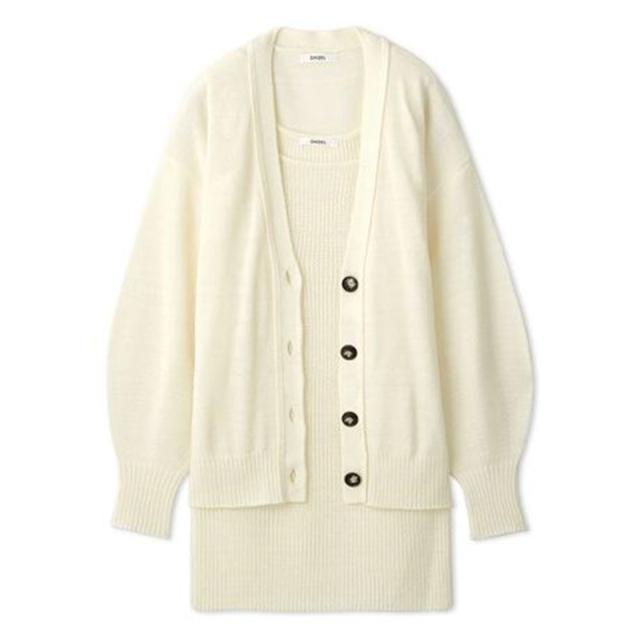 SNIDEL ニットカーディガン＆ワンピース【Milky】 ケーブル SNIDEL