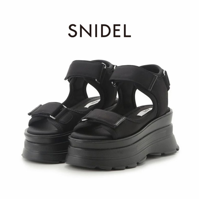 スナイデル SNIDEL スニーカーソールサンダル swgs251626 靴 厚底 スタイルアップ 美脚効果 レディース 2025春の通販は 13,187円