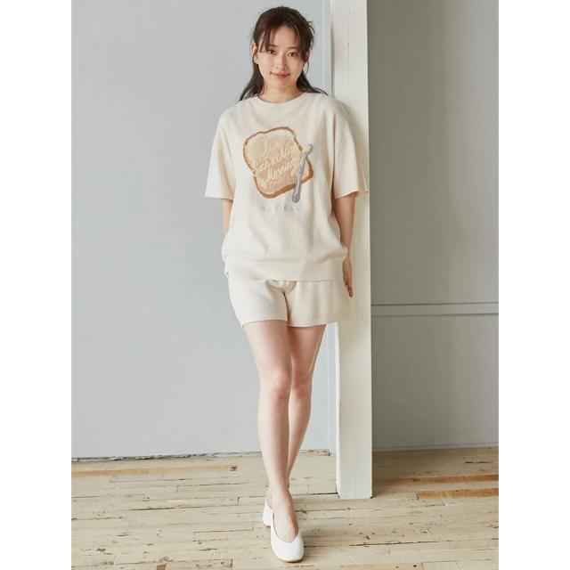 pique プルオーバ&ショートパンツセット gelato pique（ジェラートピケ）の「【ピーチコレクション】プル