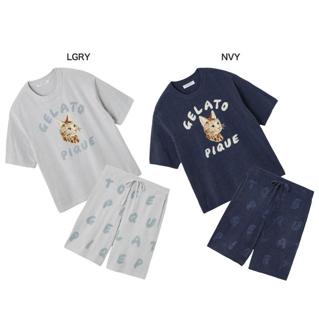 【HOMME】べビモコスリープキャットプルオーバー　パンツ　セットアップ gelato pique ジェラートピケ オム エアリーモコキャットプル