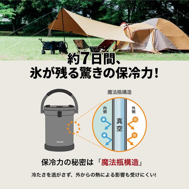 Peacock ピーコック クーラーバケット 9.5L 保冷 クーラーボックス アイスペール キャンプ アウトドア 釣り レジャー スポーツ