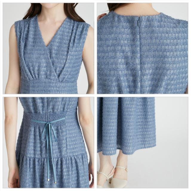 セルフォード CELFORD チドリカットジャガードワンピース cwfo254080