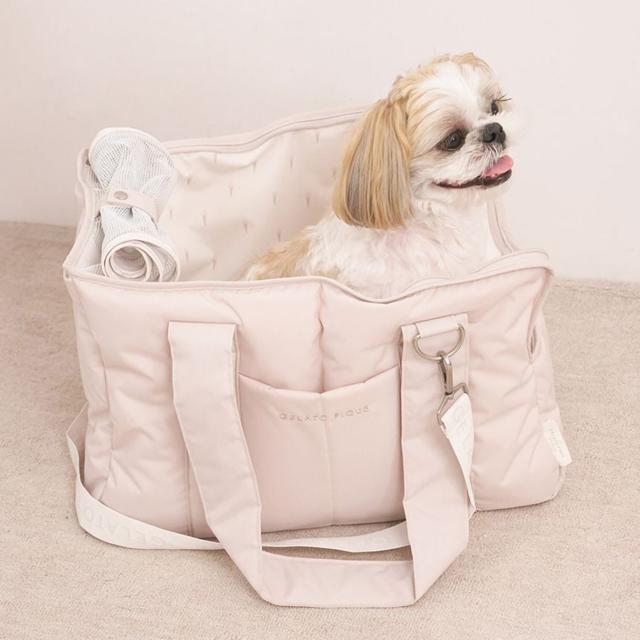ジェラートピケ gelato pique CAT&DOG キルティングキャリーバック