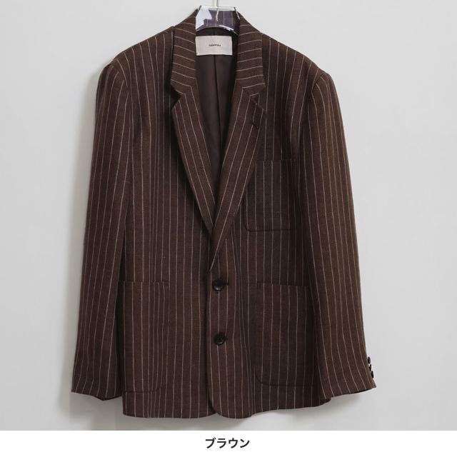 TODAYFUL トゥデイフル Boyfriend Stripe Linen Jacket ボーイフレンドストライプリネンジャケット 12610108 2026春夏 アウター レディース 羽織_1