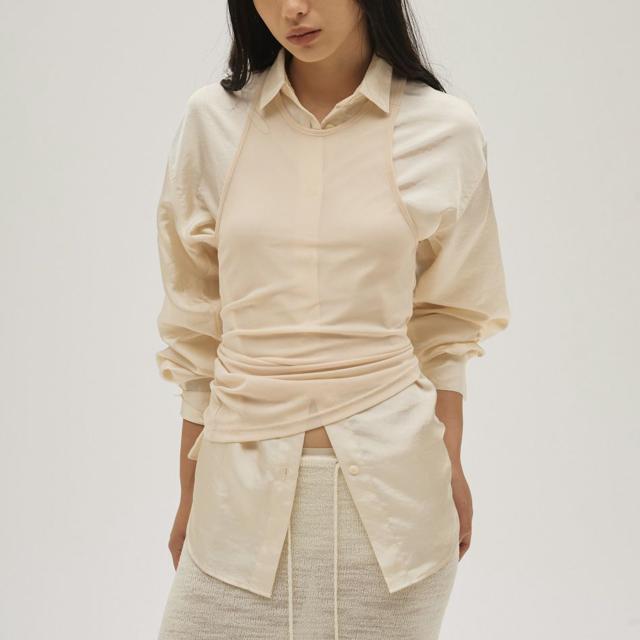 (予約) TODAYFUL トゥデイフル 2set Layered Shirts レイヤードシャツ2枚セット 12610404 (3月下旬以降入荷) トップス レディース タンクトップ 2026春