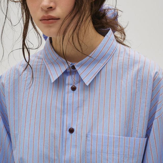 TODAYFUL トゥデイフル Stripe Pocket Shirts ストライプポケット