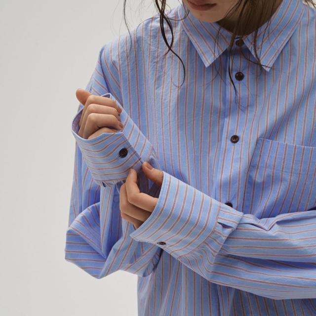 TODAYFUL トゥデイフル Stripe Pocket Shirts ストライプポケット