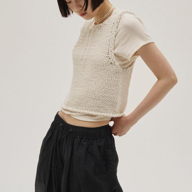 (予約) TODAYFUL トゥデイフル Hand Knit Vest 手編みのベスト 12610512 (5月下旬以降入荷) トップス レディース ニット 2026春_3