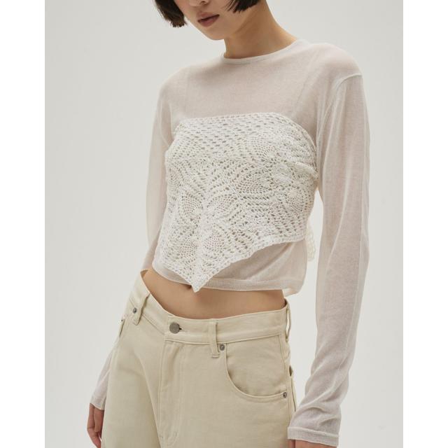 予約) TODAYFUL トゥデイフル Crochet Lace Scarf かぎ針編みのレース