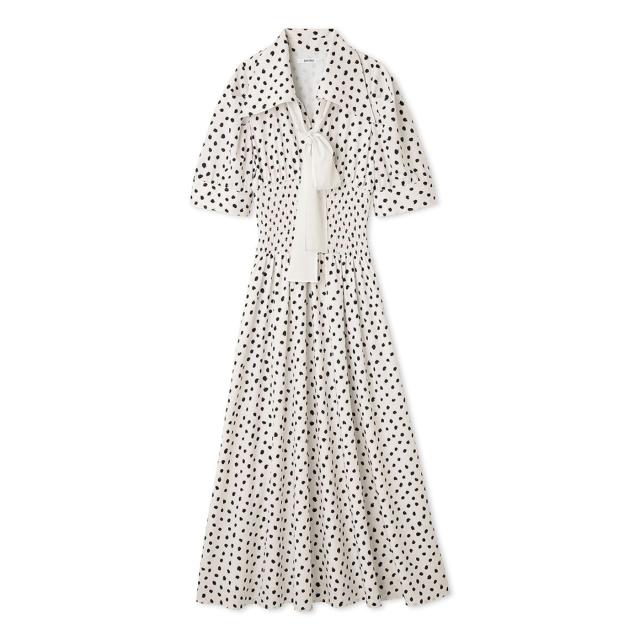 スナイデル SNIDEL ドットボウタイシャツワンピース swfo254173