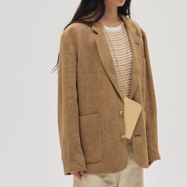 (予約)TODAYFUL トゥデイフル Boyfriend Linen Jacket ボーイフレンドリネンジャケット 12610107 (3月中旬以降入荷) アウター レディース 羽織 2026春