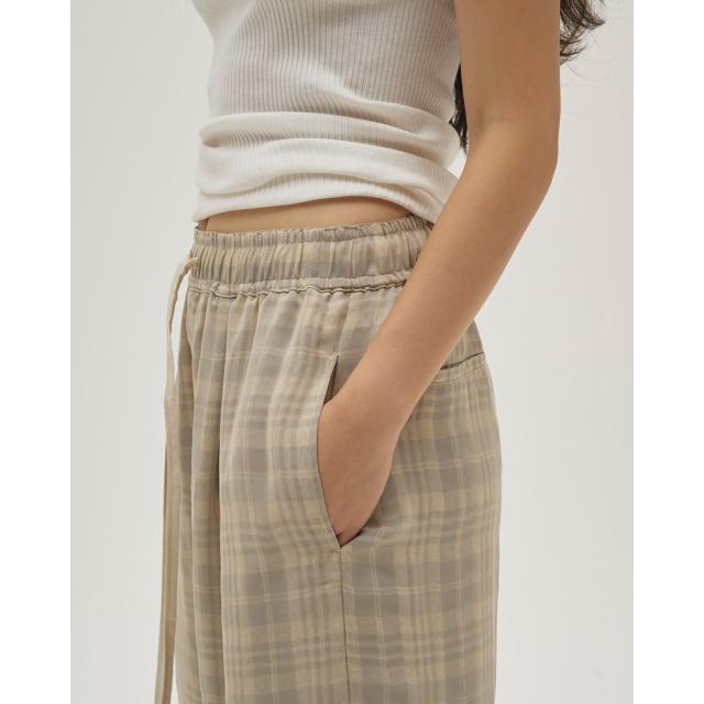 (予約)トゥデイフル TODAYFUL Check Jacquard Pants チェックジャカードパンツ 12610710 (5月下旬以降入荷) レディース ボトムス ワイド 2026春_3