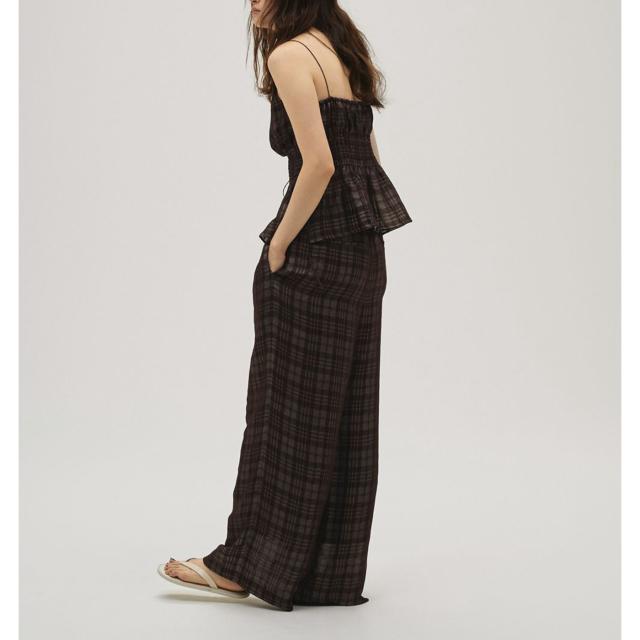 (予約)トゥデイフル TODAYFUL Check Jacquard Pants チェックジャカードパンツ 12610710 (5月下旬以降入荷) レディース ボトムス ワイド 2026春_8