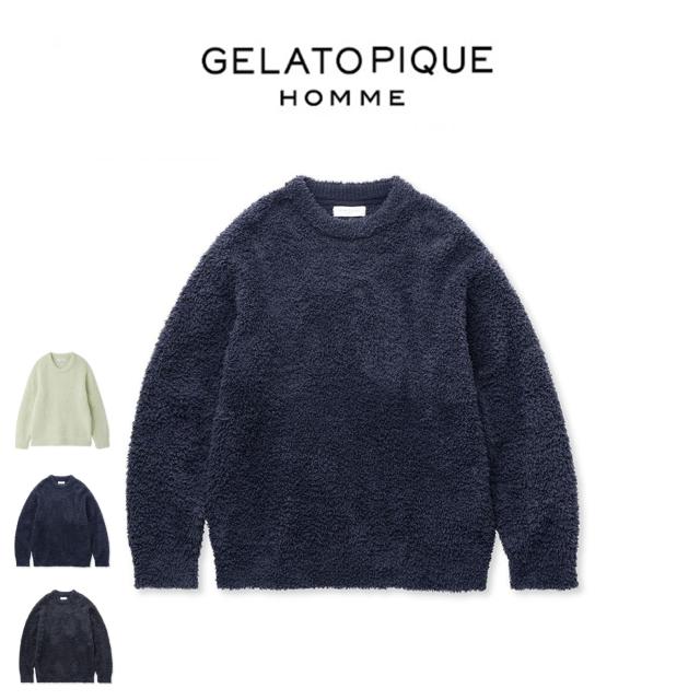 ジェラートピケ オム GELATO PIQUE HOMME ベーシックジェラートプルオーバー pmnt259208 メンズ 部屋着 ルームウェア パジャマ トップス 2025秋 ギフト プレゼントにおすすめ