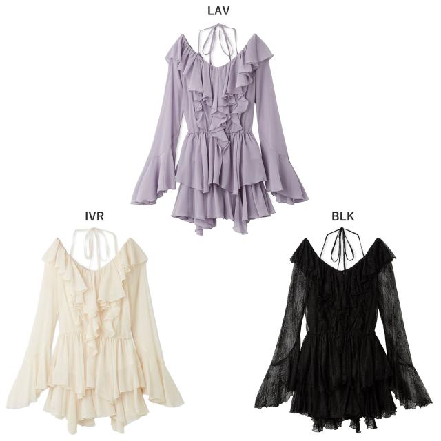 SALE50%OFF スナイデル SNIDEL シフォンフリルミニコンビワンピース