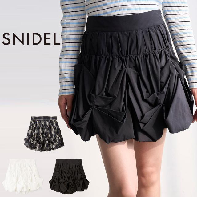 スナイデル SNIDEL ペタルバルーンスカショーパン swfp255098 レディース ショートパンツ スカート ボトムス ミニ丈 2025冬