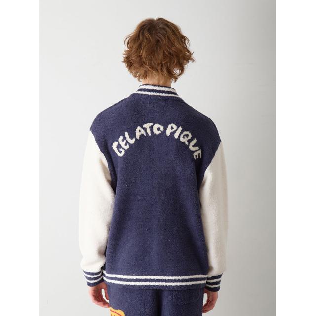 ジェラートピケ オム GELATO PIQUE HOMME ヒラノトシユキ パウダージャガードブルゾン phnt255935 ジェラピケ メンズ ルームウェア 部屋着 パジャマ 2025冬 ギフト プレゼントにおすすめ_3