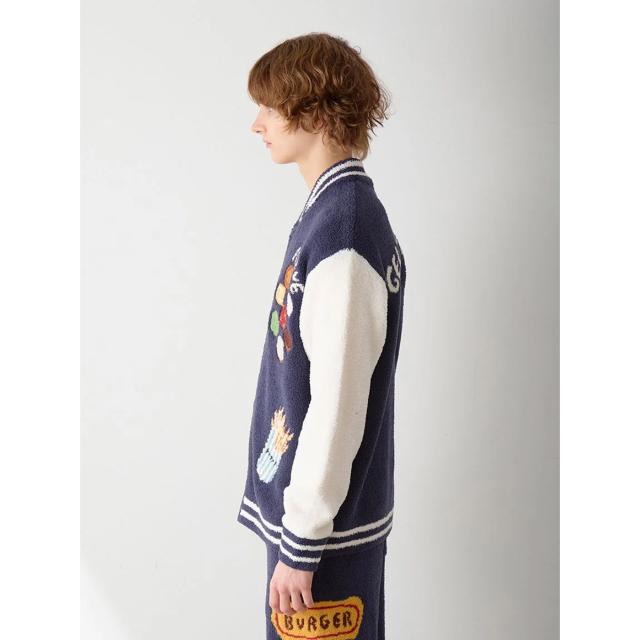 ジェラートピケ オム GELATO PIQUE HOMME ヒラノトシユキ パウダージャガードブルゾン phnt255935 ジェラピケ メンズ ルームウェア 部屋着 パジャマ 2025冬 ギフト プレゼントにおすすめ_4