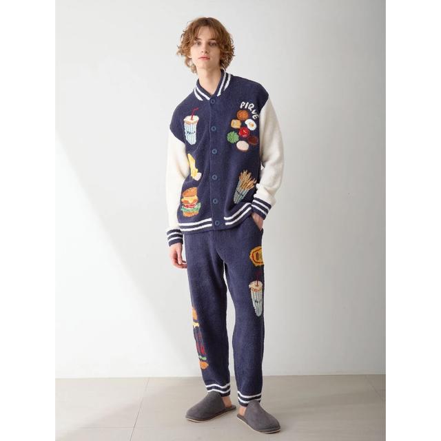 ジェラートピケ オム GELATO PIQUE HOMME ヒラノトシユキ パウダージャガードブルゾン phnt255935 ジェラピケ メンズ ルームウェア 部屋着 パジャマ 2025冬 ギフト プレゼントにおすすめ_7