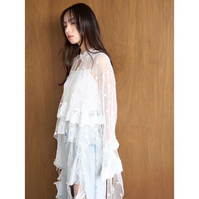 SALE50%OFF スナイデル SNIDEL チュールエンブロイダリーレース 