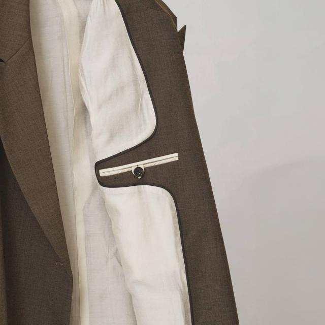 (予約) TODAYFUL トゥデイフル Twill Double Jacket ツイルダブルジャケット 12620103 (8月下旬以降入荷) アウター オーバーショルダー シンプル マニッシュ レディース 2026秋_2