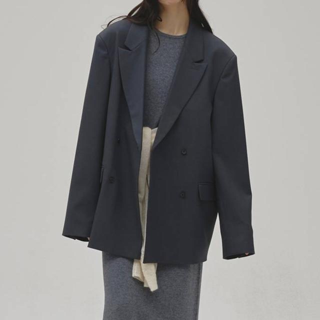 (予約) TODAYFUL トゥデイフル Twill Double Jacket ツイルダブルジャケット 12620103 (8月下旬以降入荷) アウター オーバーショルダー シンプル マニッシュ レディース 2026秋_3