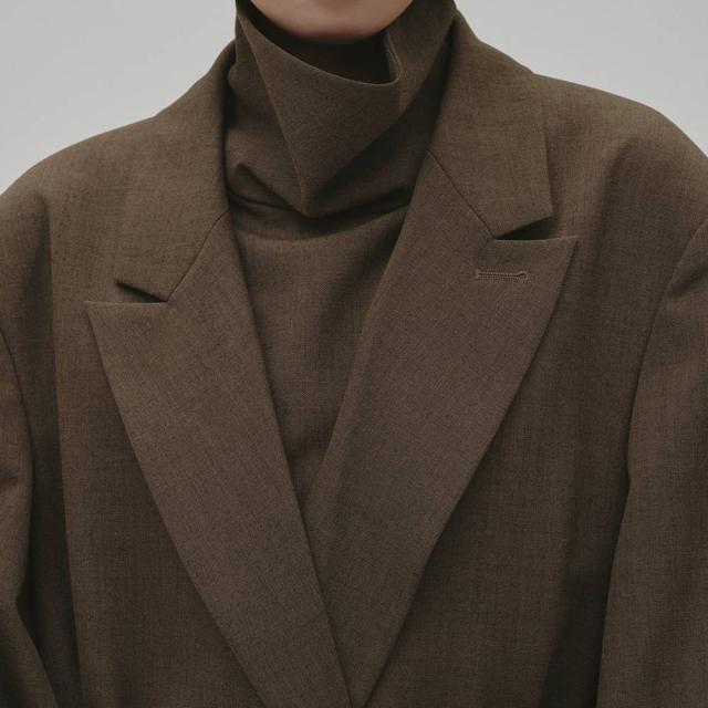 (予約) TODAYFUL トゥデイフル Twill Double Jacket ツイルダブルジャケット 12620103 (8月下旬以降入荷) アウター オーバーショルダー シンプル マニッシュ レディース 2026秋_4