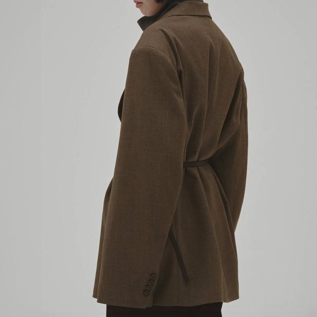 (予約) TODAYFUL トゥデイフル Twill Double Jacket ツイルダブルジャケット 12620103 (8月下旬以降入荷) アウター オーバーショルダー シンプル マニッシュ レディース 2026秋_5