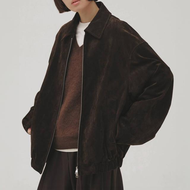 (予約)TODAYFUL トゥデイフル Suede Zip Blouson スエード ジップ ブルゾン 12620204 (9月中旬以降入荷) アウター レディース 羽織 2026秋