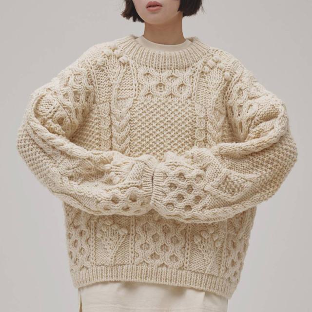 (予約) TODAYFUL トゥデイフル Pattern Hand Knit パターンハンドニット 12620512 (10月中旬以降入荷) トップス レディース セーター 2026秋
