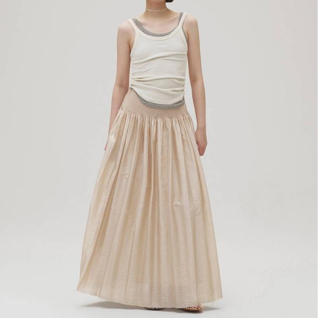 (予約)トゥデイフル TODAYFUL Silky Waist Shirring Skirt シルキーウエストシャーリングスカート 12620802 (9月上旬以降入荷) レディース ロングスカート シンプル 上品 2026秋