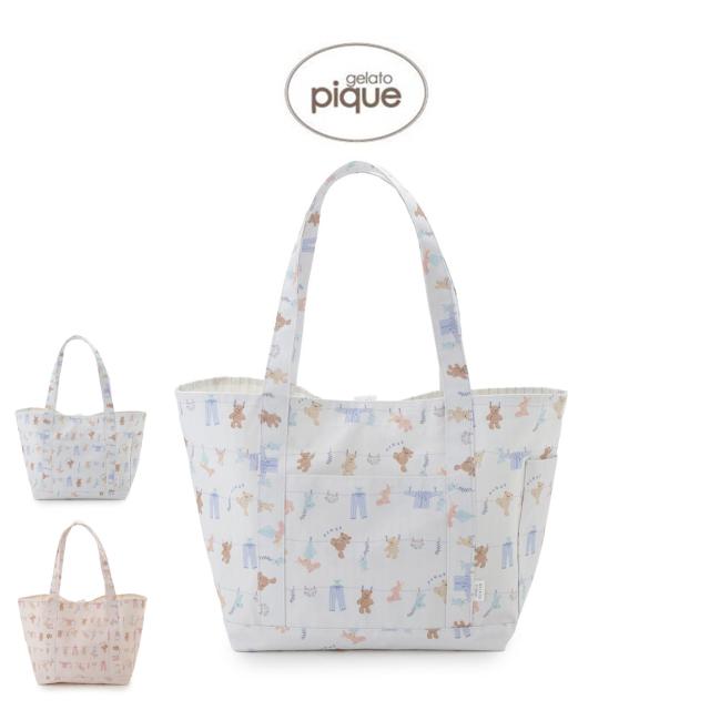 ジェラートピケ gelato pique ウォッシングアニマル柄ママバッグ ppgb261713 ジェラピケ BAG トートバッグ 大容量 抗菌防臭 ママグッズ 鞄 出産祝い 2026春 ギフト プレゼント