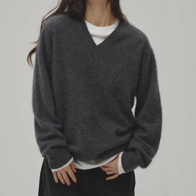 (予約) TODAYFUL トゥデイフル Woolcashmere Vneck Knit ウールカシミアVネックニット 12620508 (9月下旬以降入荷) トップス ミニマル レイヤード シンプル レディース 2026秋