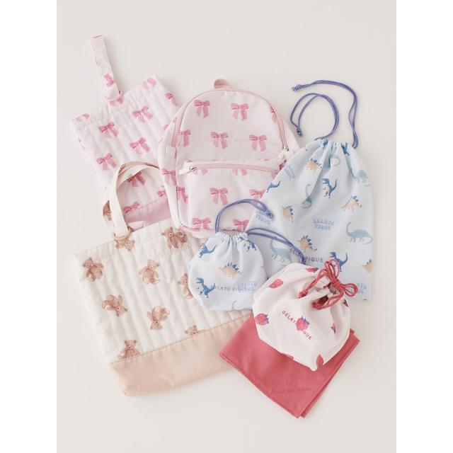 gelato pique kids ジェラートピケ キッズ KIDS 入園入学グッズ巾着S