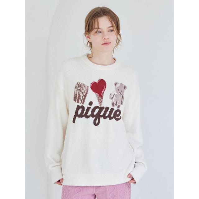 SALE20%OFF ジェラートピケ gelato pique ワンポイントジャガードプル