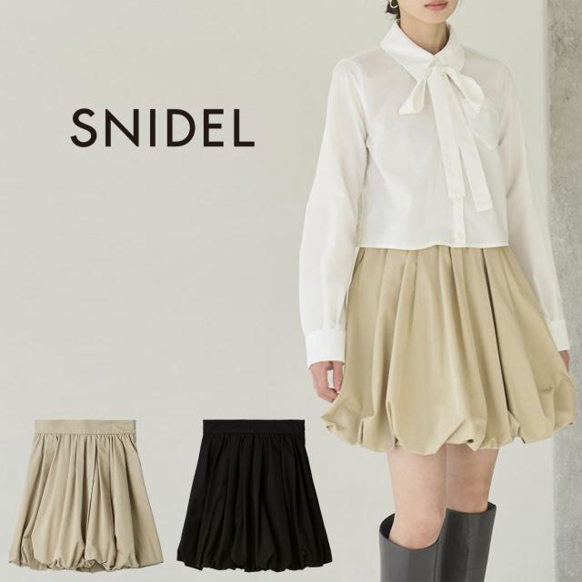 スナイデル SNIDEL バルーンフレアスカショーパン swfp261232 レディース 遊撃手ズボン下 スコート ボトムス ミニ丈 2026春