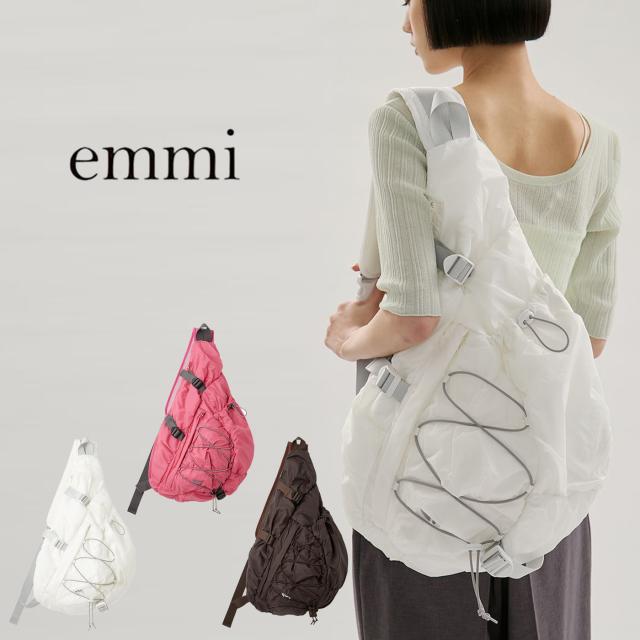 エミ ウェア emmi WEAR ワンショルダーボディーバッグ 13wgb262303 レディース bag 大容量 ナイロンバッグ フェス アウトドア デイリー スポーティー 2026春