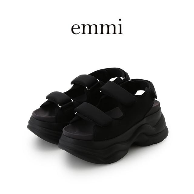 エミ ウェア emmi WEAR ボリュームソールサンダル 13wgs261505 レディース 厚底 シューズ 靴 スポーティー 2026春