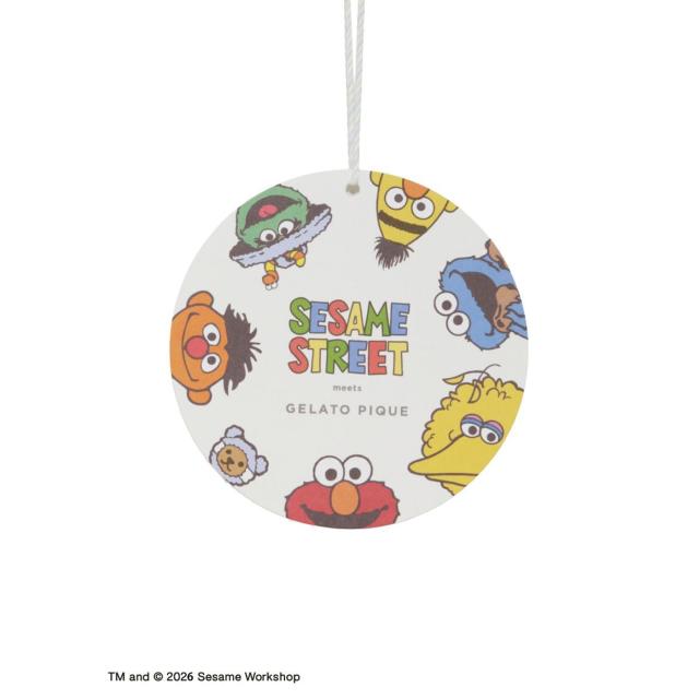 ジェラートピケ オム GELATO PIQUE HOMME SESAME STREET エアリーモコアップリケカーディガン pmnt261112 セサミストリート メンズ ジェラピケ 部屋着 ルームウェア パジャマ 2026春 ギフト プレゼントにおすすめ_5