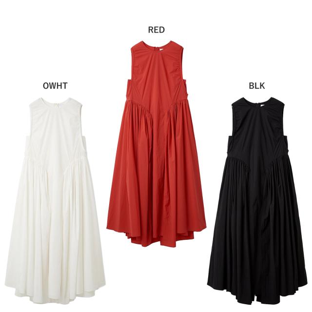 エミ ウェア emmi WEAR ギャザーフォルムナイロンワンピース 13wfo261052 レディース ロングワンピース スポーティー ノースリーブ 2026春_1