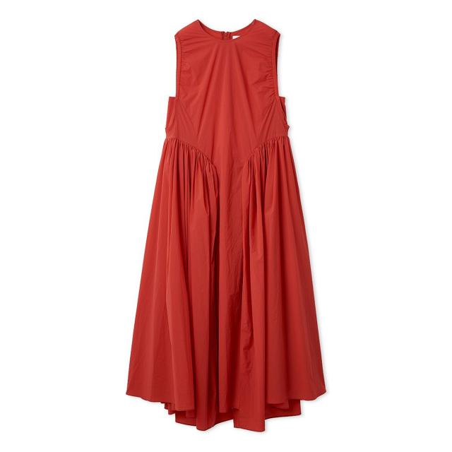 エミ ウェア emmi WEAR ギャザーフォルムナイロンワンピース 13wfo261052 レディース ロングワンピース スポーティー ノースリーブ 2026春_8