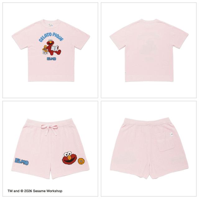 ジェラートピケ gelato pique SESAME STREET エアリーモコジャガード