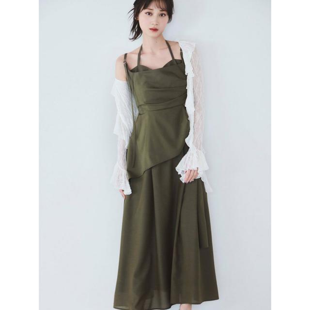 スナイデル SNIDEL スイッチングキャミワンピース swfo261149 レディース ドレス ロングワンピース ドレープ 美シルエット 2026春_6