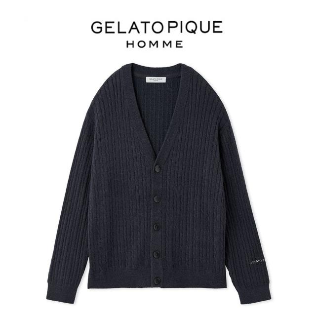 ジェラートピケ オム GELATO PIQUE HOMME スムーズィーliteアランカーディガン pmnt261144 メンズ ジェラピケ 部屋着 ルームウェア パジャマ 2026春 ギフト プレゼントにおすすめ