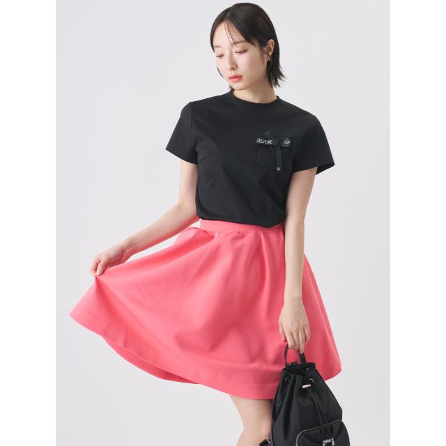 (予約) セルフォード CELFORD ロゴ刺繍リボン付きカットソー cwct264046 (7月上旬以降入荷) レディース トップス Tシャツ コットン100% 2026夏_8