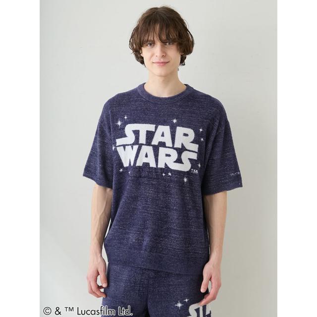 ジェラートピケ オム GELATO PIQUE HOMME STAR WARS メンズ スムーズィーキャラクタージャガードプルオーバー pmnt262012 スターウォーズ コラボ ジェラピケ パジャマ 部屋着 ルームウェア 2026夏 ギフト プレゼントにおすすめ_3